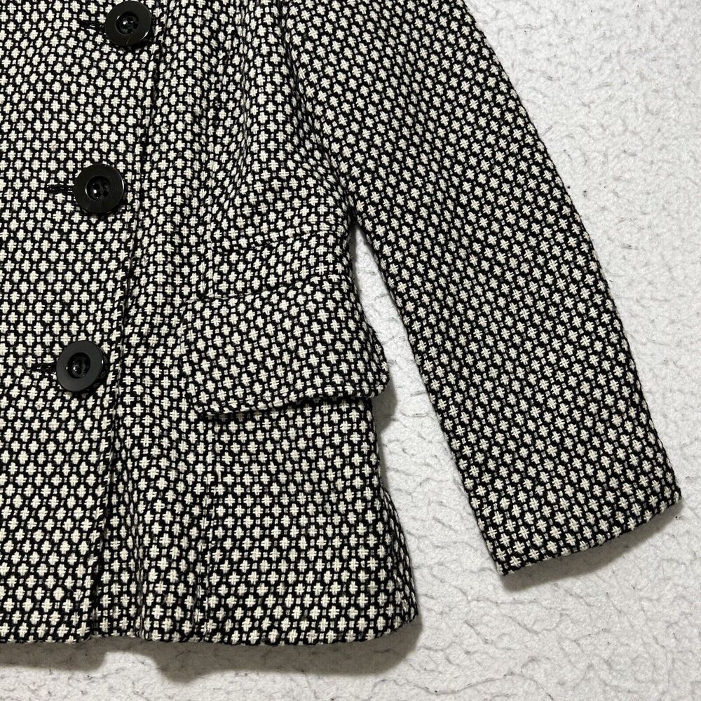 Charter Club Women's 4 Wool Blend Tweed Double Breasted Blazer Pea Coat Jacket - Picture 4 of 12